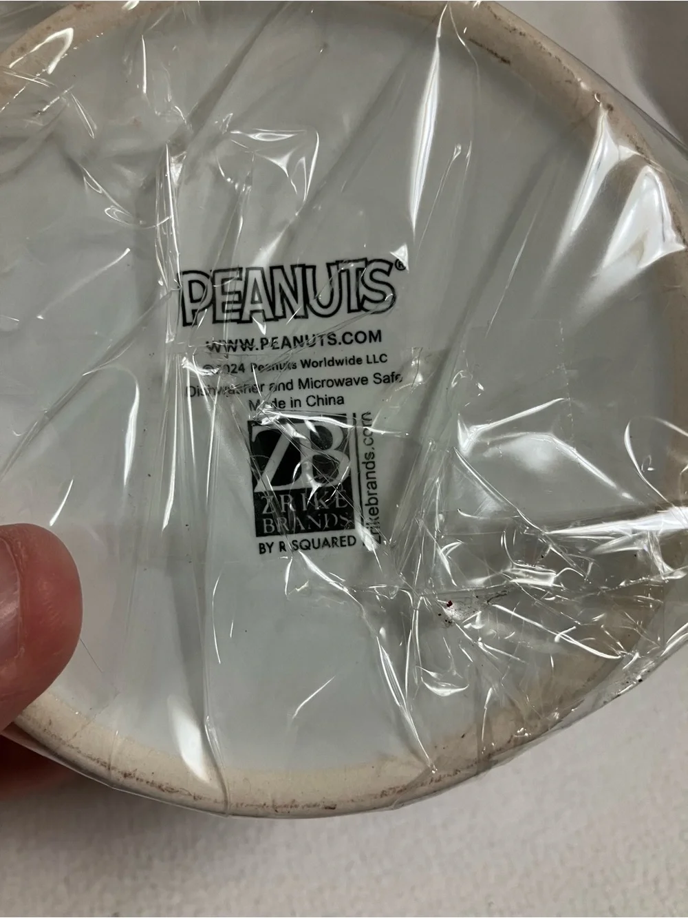 Peanuts white ceramic